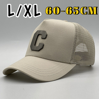 Spring New Designer Luxury Brand Letter Baseball Caps Men's Women High Top Snapback Trucker Cap Big Gold C Korean Sun Hat 65cm
