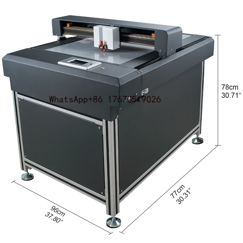 2026-Multi-functional Kiss Cutting Flatbed Cutter Plotter Double Blade Flat Bed Cutter High Speed Flatbed Label Die Cutter