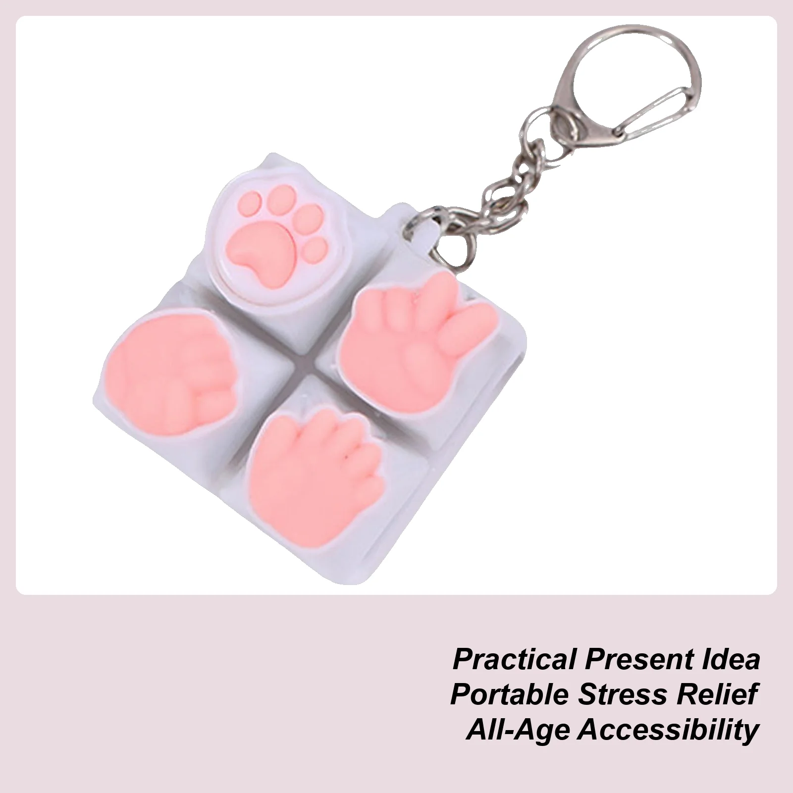 لوحة المفاتيح تململ الفرس القط باو لعبة الصوت الحسية لوحة المفاتيح الصوتية تململ للحفلات جمع المنزل الفصول الدراسية المدرسة السفر الداخلي #1