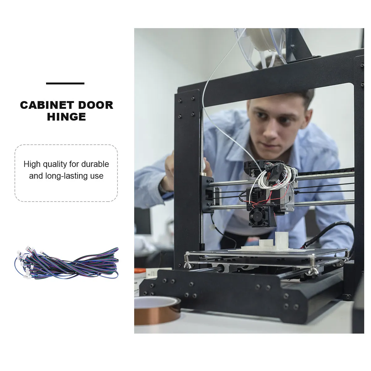 

10 шт. высокопроизводительных портативных кабелей-коннекторов для шаговых двигателей с 54-контактным разъемом на 6-контактный белый терминальный разъем для 3D-принтеров