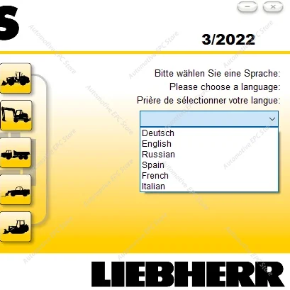 

ДЛЯ Liebherr Lidos 2022.03, каталог всех деталей и руководство по ремонту услуг, полный набор в автономном режиме, одноразовая бесплатная активация