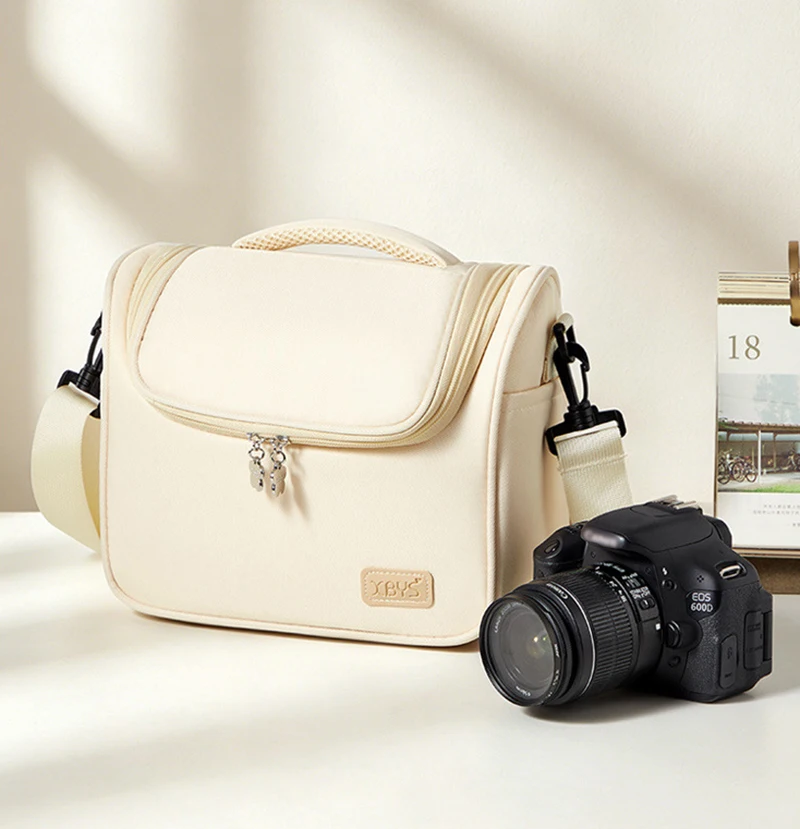 Apricot Single Shoulder Photography Bag DSLR Mirrorless Camera Bag For Canon Fujifilm XS10 XT100