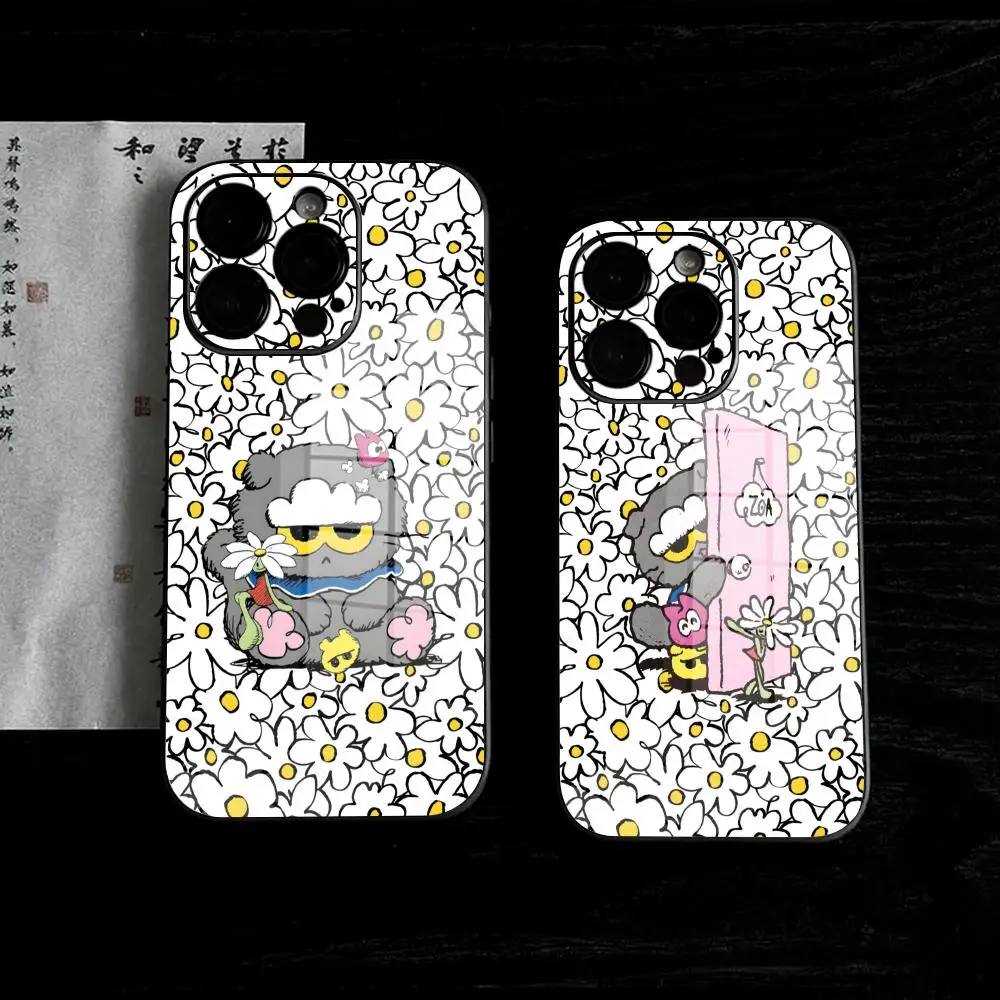 

Чехол для телефона с рисунком ZO и Friends для iPhone 17, Air 16, 15, 14, 13, 12, 11 Pro Max X с прецизионными отверстиями, противоскользящий стеклянный чехол для ПК