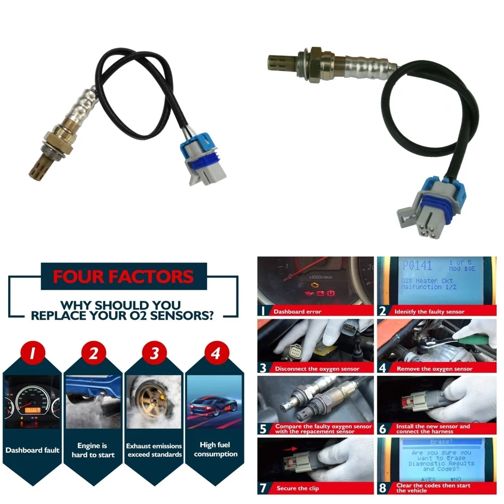 

Oxygen Sensor for Chevrolet 234-4256 12609457 Compatible Car Oxygen Sensor Automotive Replacement Part for O2 Sensor Fast