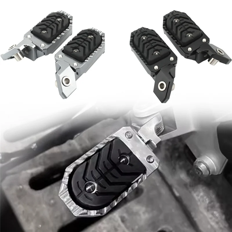 

AW-Motorcycle Front Foot Pegs Adjustable Footrest Footpegs For BMW R1250GS R1200GS R 1200 GS ADV Adventure ADVENTURE