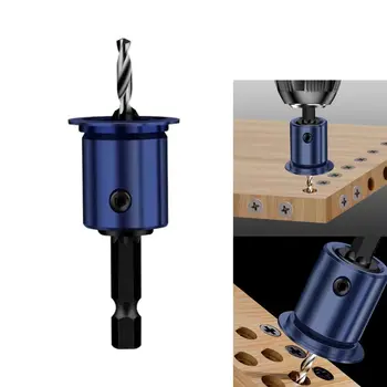 합금 코어 리미터 카운터싱크 드릴 라우터 비트, 8mm 생크 드릴 비트, 목공 도구, 목공 드릴링 파일럿 홀
