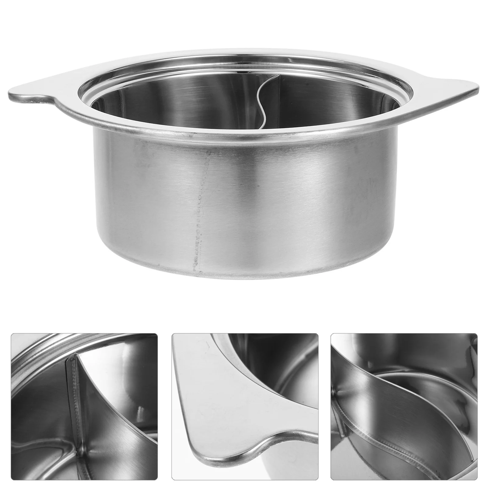 

1Pcs Stainless Steel Pot Multi-Functional Non-Stick Cooking Hot Pot Tool Kitchen Supply Easy Clean Kitchen Cookware