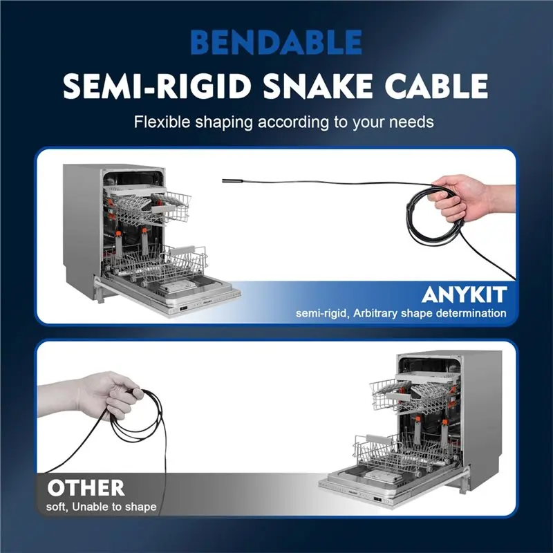 TKOH-Automotive Boroscope Endoscopic Endoscope Camera With Light Camera Industrial Accessories