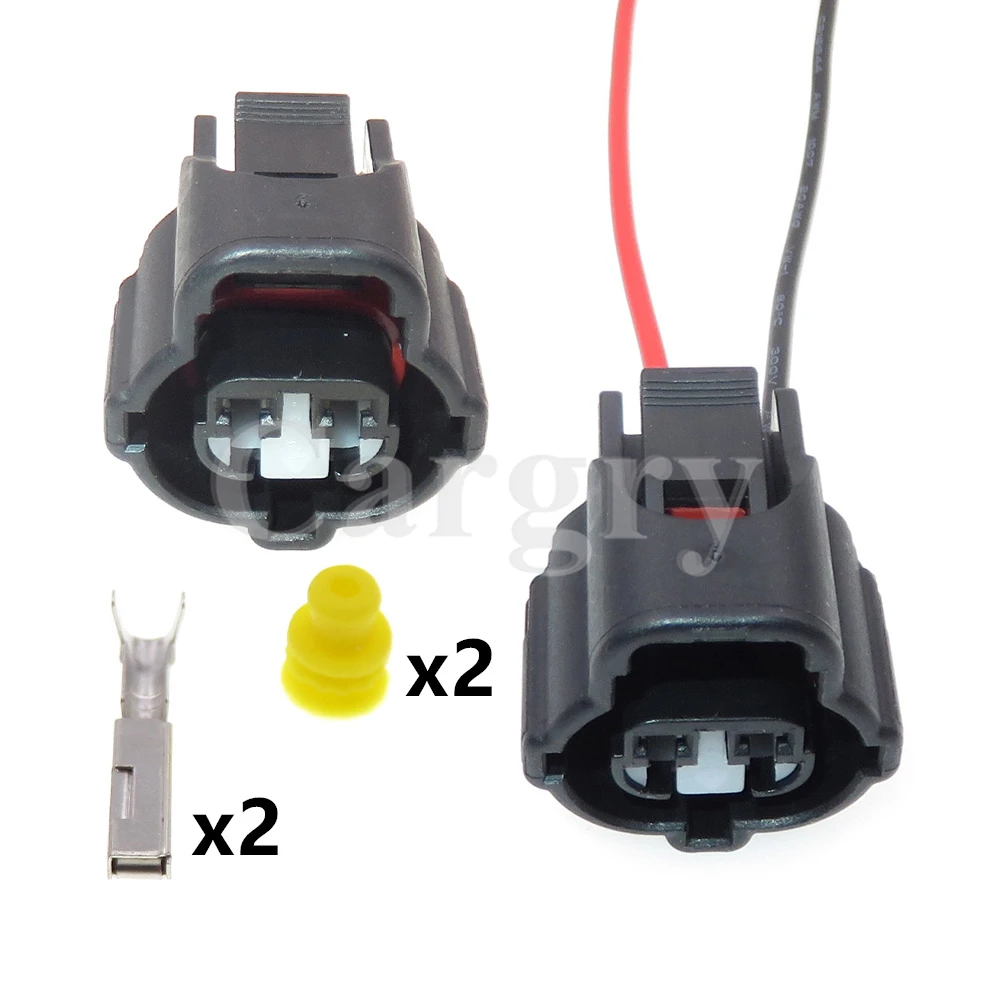 

1 Set 2P Automobile Water Jet Motor Wiring Harness Socket AC Assembly 90980-11025 7283-7929 Car Electric Cable Sealed Plug