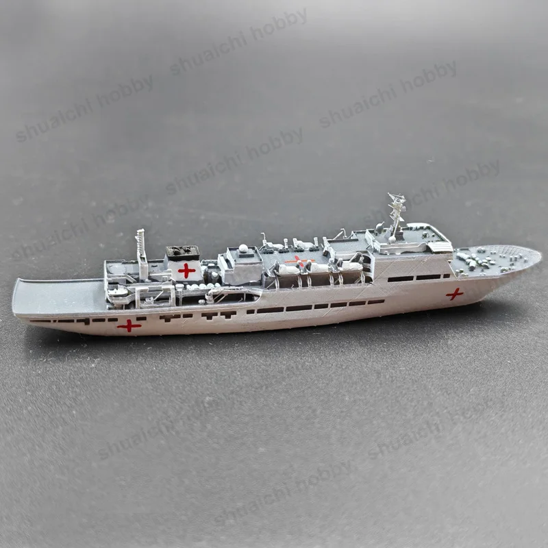 1PCS Resin Model 1/2000 Scale China Hospital Ship Peace Ark Simulation Navy Medical Warship Parts for DIY Display Collection