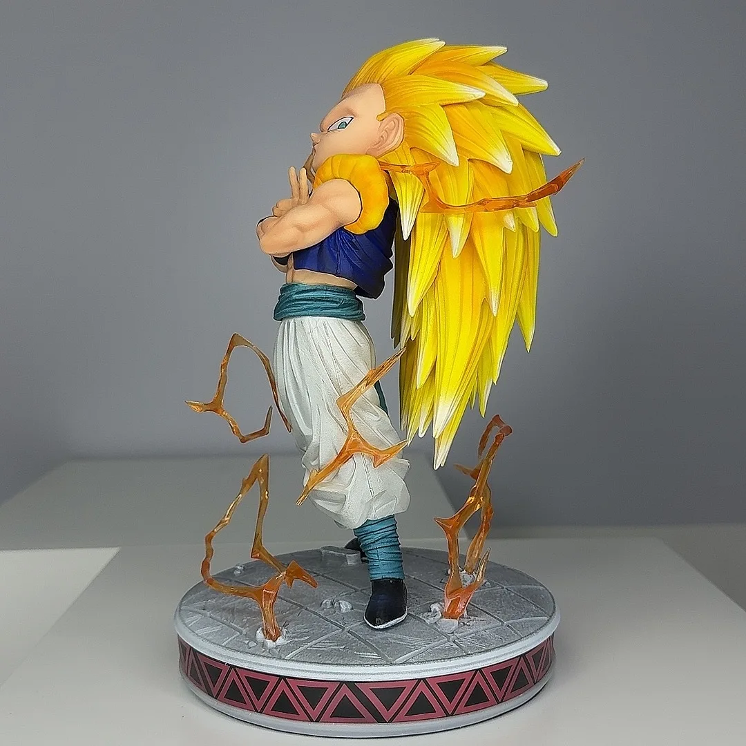 Neue Anime Dragon Ball Z Figur Gotenks Super Saiyajin Action Figur Ghost Squad Modell Statue Puppe Dekoration Kinder Spielzeug Geschenk Weihnachten