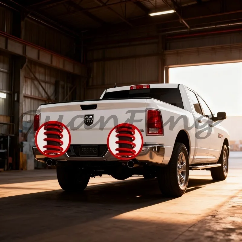 Rear Suspension Airbag Springs, Noise Reduction Straight Air Shock Absorbers, Automotive Air Suspension Replacement Parts