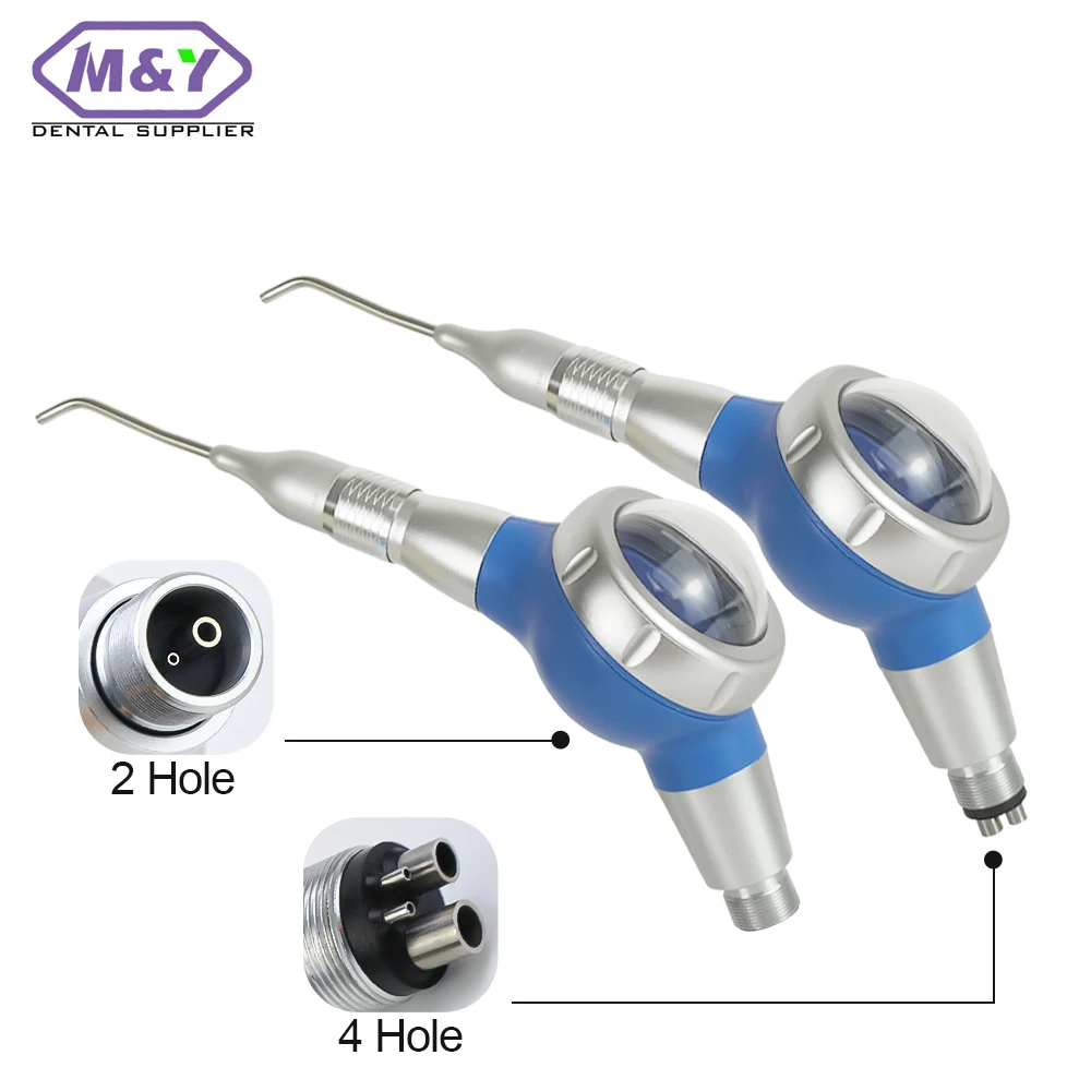 Dental Sandblasting Air Prophy Water Spray Polisher oral hygiene Polishing Dental Handpiec Blue 2Holes 4Holes Dentist Device