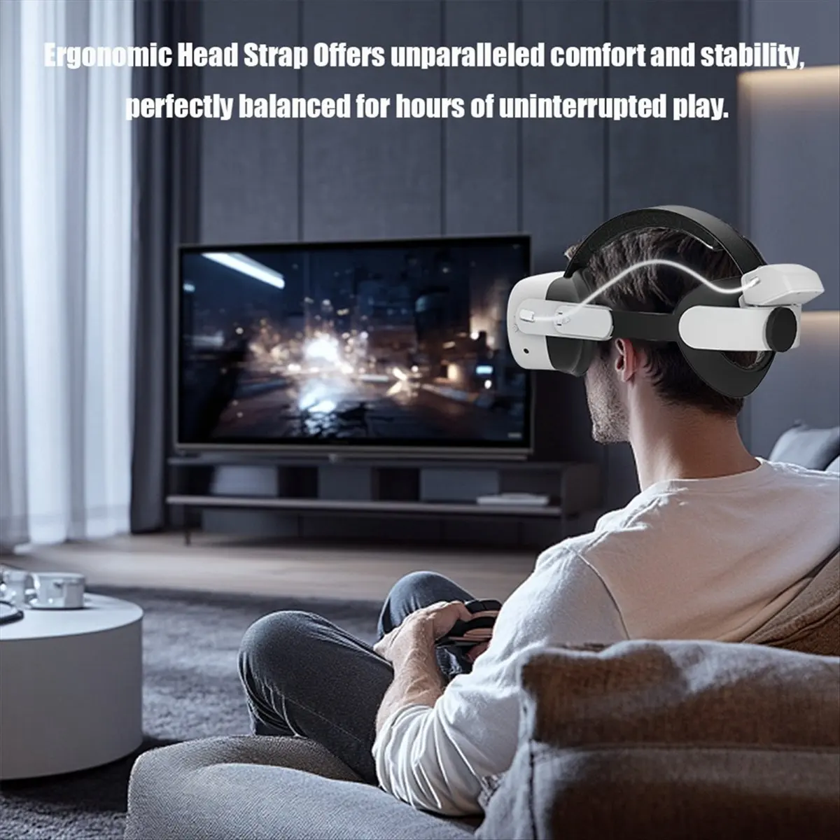 New Adjustable Elite Head Strap for Meta 2/3/3S Enhanced Comfort Design for 2 VR Accessory
