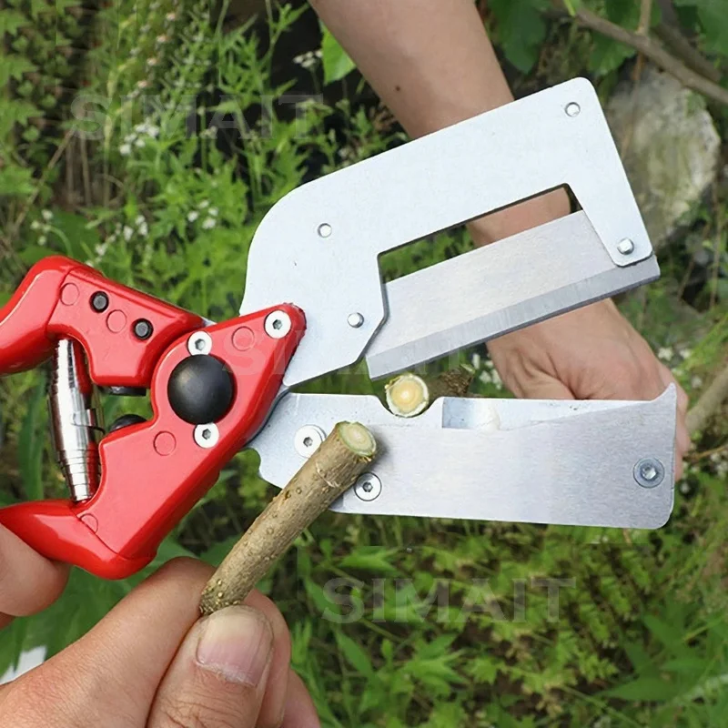 Heavy Duty Grafting Shears for Fruit Trees | Aluminum Alloy Bud Splicing Knife Grafter for Thick Branches