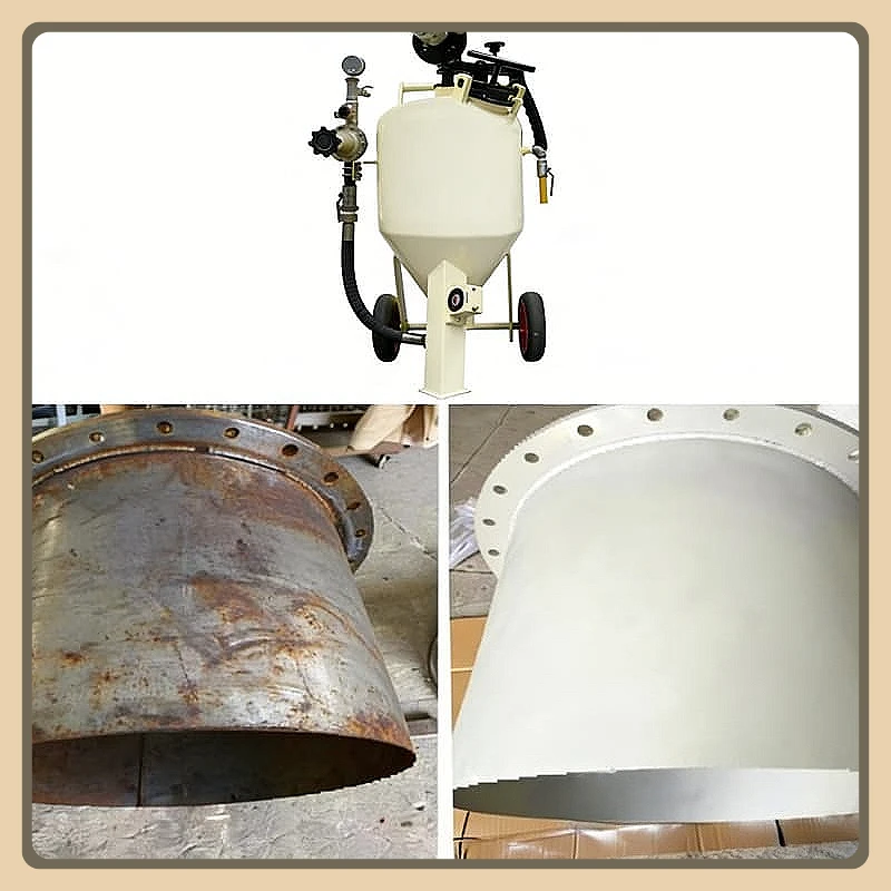 Industrial Portable Sandblaster Wet Blaster Machine Dustless Abrasive Blasting System Auto Frame Rust Removal Marine Customized