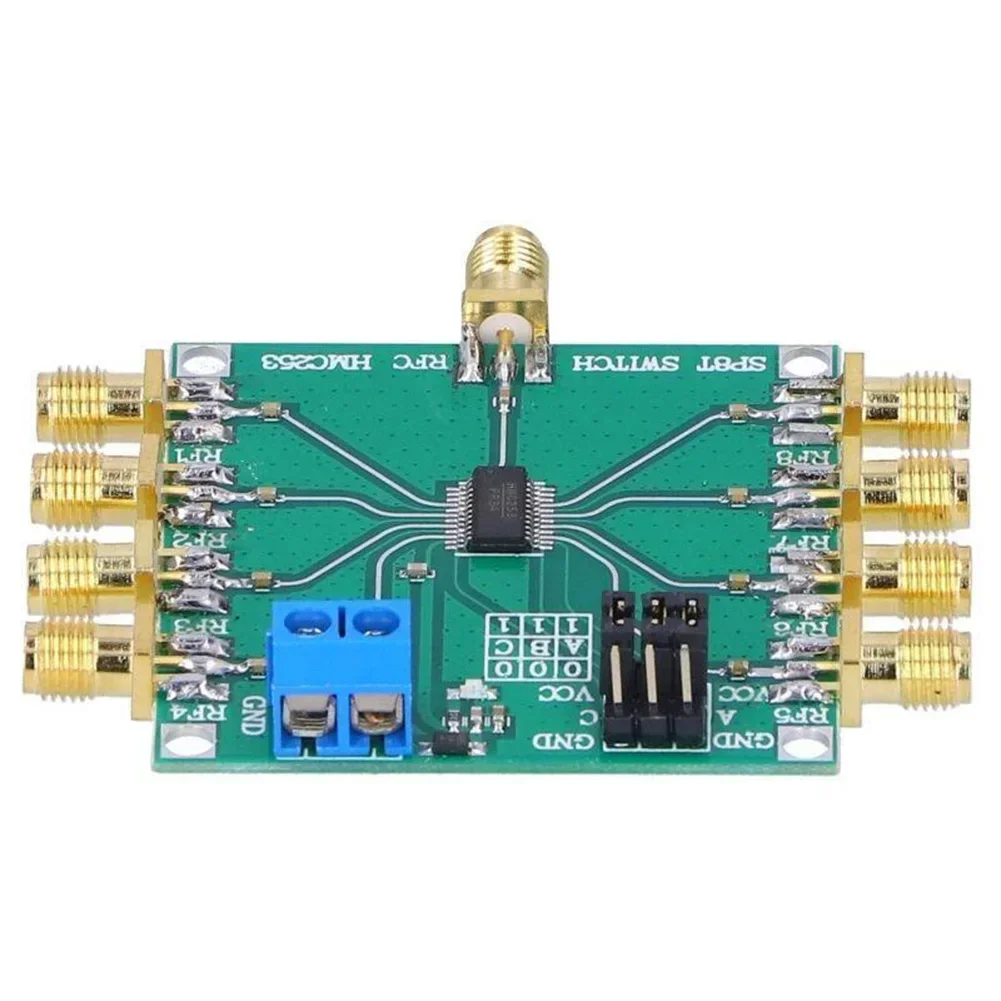 Imagem -03 - Módulo de Interruptor Hmc253 rf Aberto Interruptor rf Sma Dc2.5 Ghz 3v5v Fonte de Alimentação 50x50 mm Tamanho Pvb 1.0 db Módulo de Antena