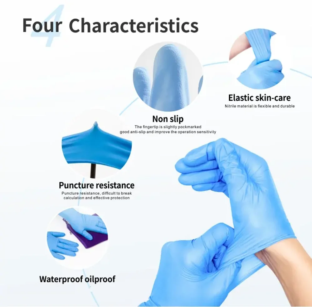 Guantes de examen de nitrilo: - Exam Glove Nitrile reseña y precio