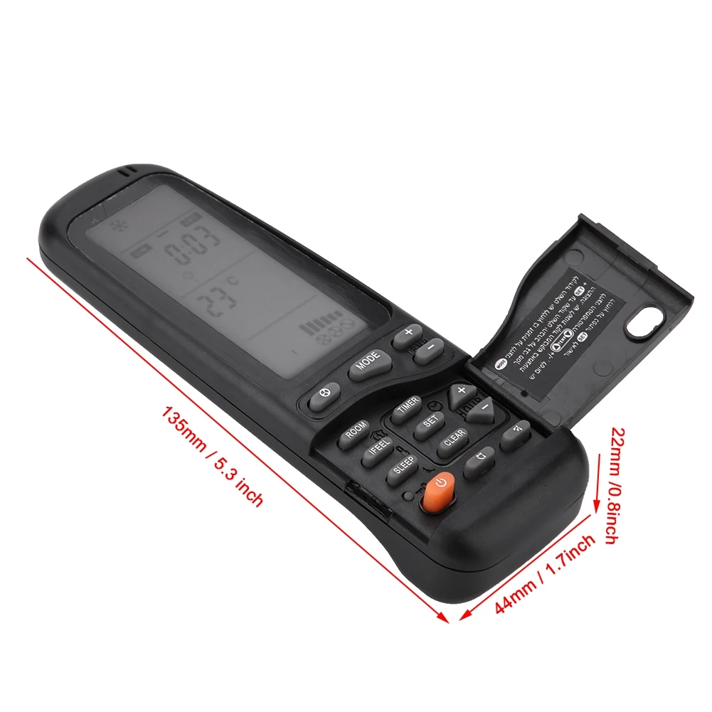 Replacement 25 in 1 Air Conditioner Remote Control for Electra/ Airwell/ Emailair/ Elco RC-3