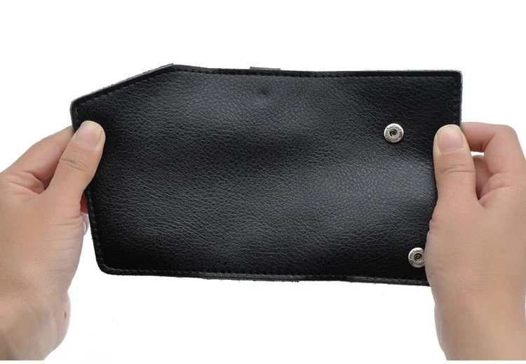 

2023 Organizer Pouch Key Card Wallet Genuine Leather Keychain Men Women Key Holder