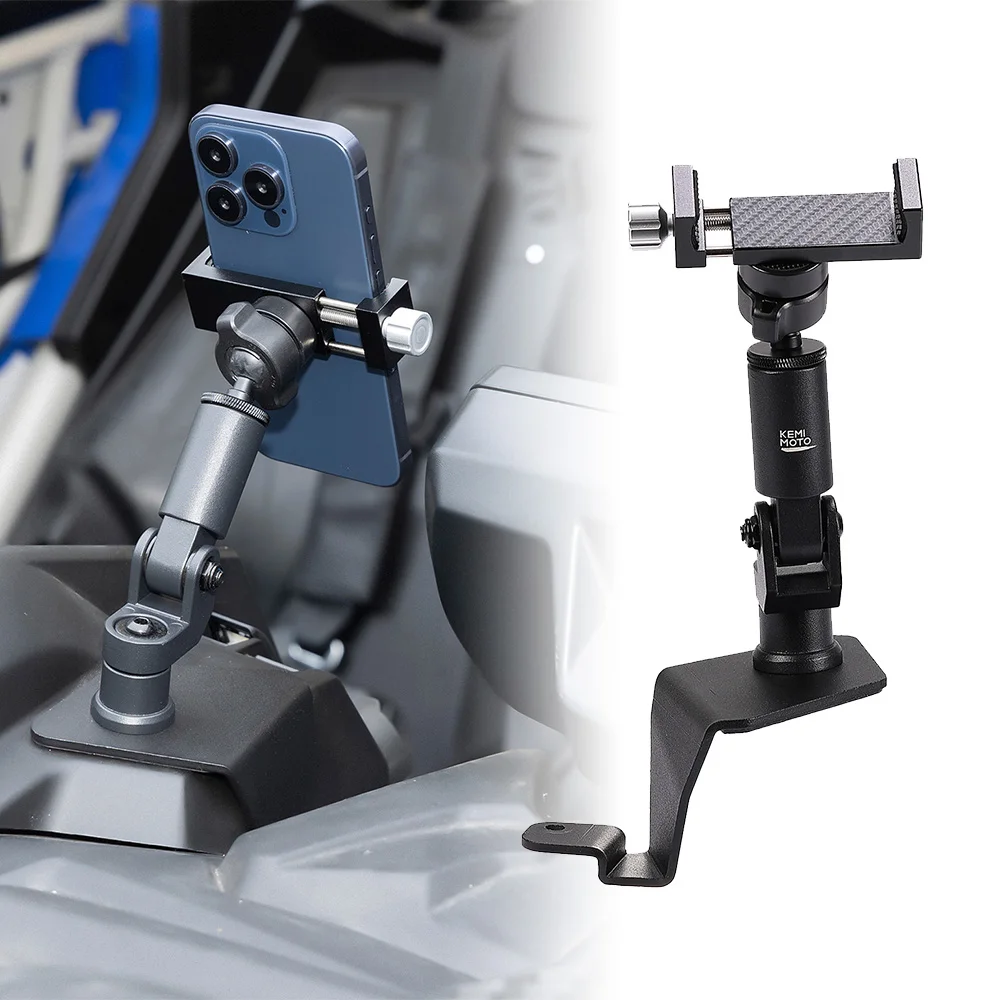 

360° Rotatable Phone Bracket Holder No Drill For Can-am Maverick X3 Max R RR 4x4 XMR XDS XRC XRS DS RS Turbo DPS 900 HO 2/4 Door
