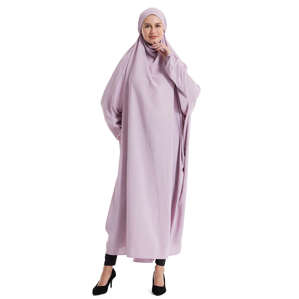 Islamic Clothing Modest Abaya Women Eid Ramadan Prayer Dress Muslim Garment Clothes Arab Robe Caftan Kaftan Gown Overhead Abayas