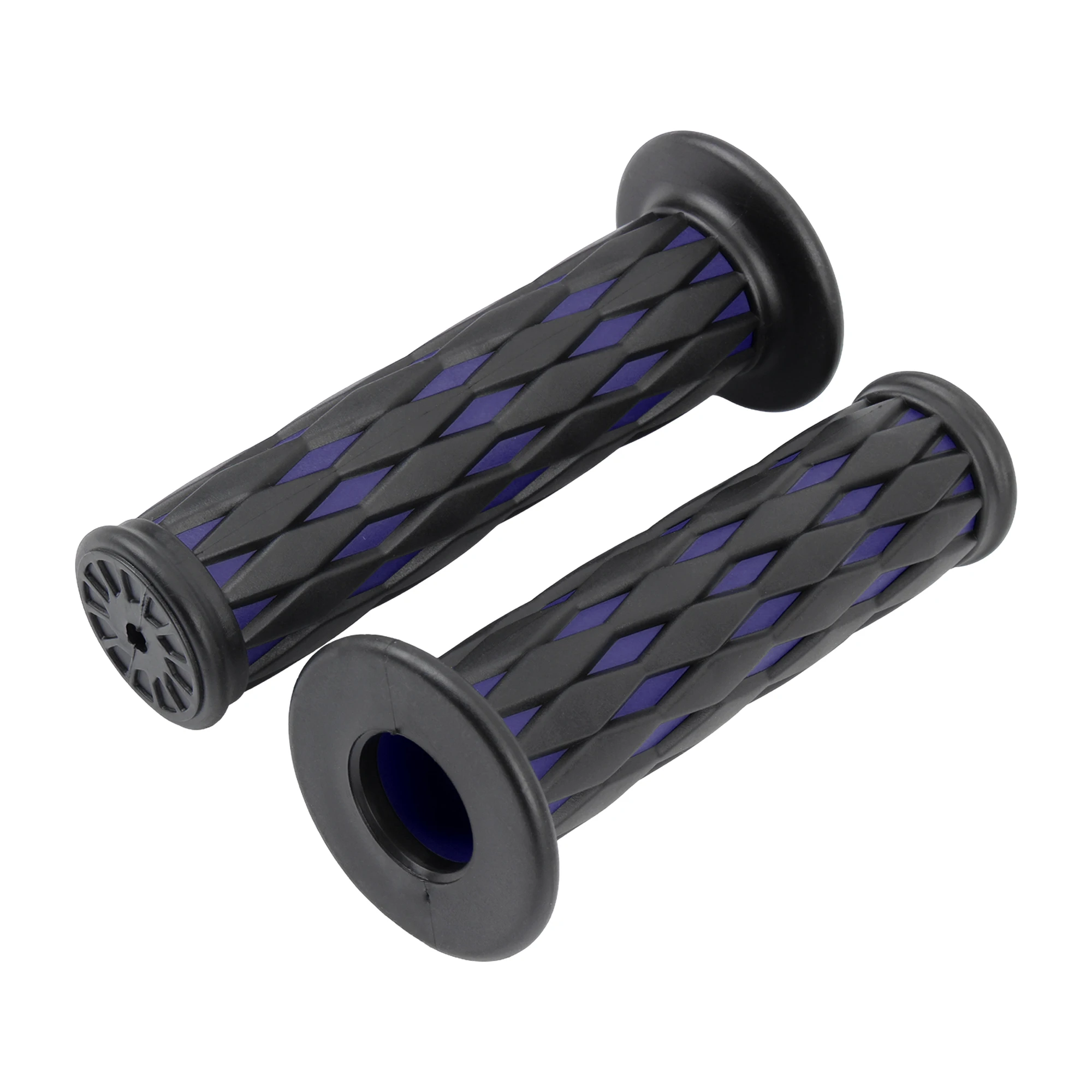 Universelle Motorrad-Lenkergriffe 22mm 24mm Diamantmuster Rutschfeste Gummi-Handgriffe für Dirt Bike ATV Roller Custom – Detail 6