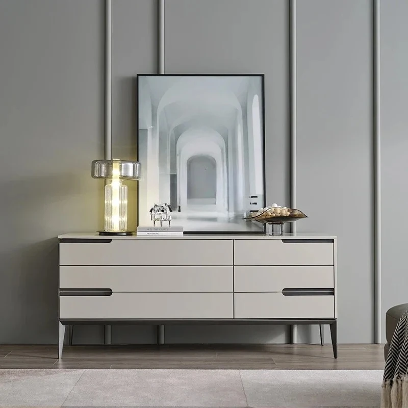 

Italian Minimalist Storage Tea Cabinet Wine Cabinet Modern Industrial Nordic Restaurant Sideboard Cabinet