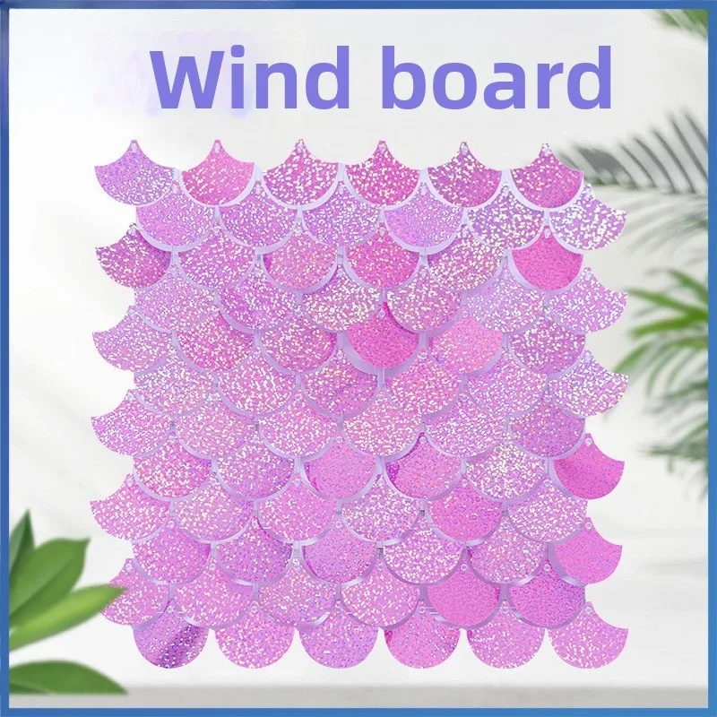 

Adhesive Wallpaper for Wall, Laser Wind Motion Panel Metal Brushed Flashing Tiles for Bar KTV Partition Decor