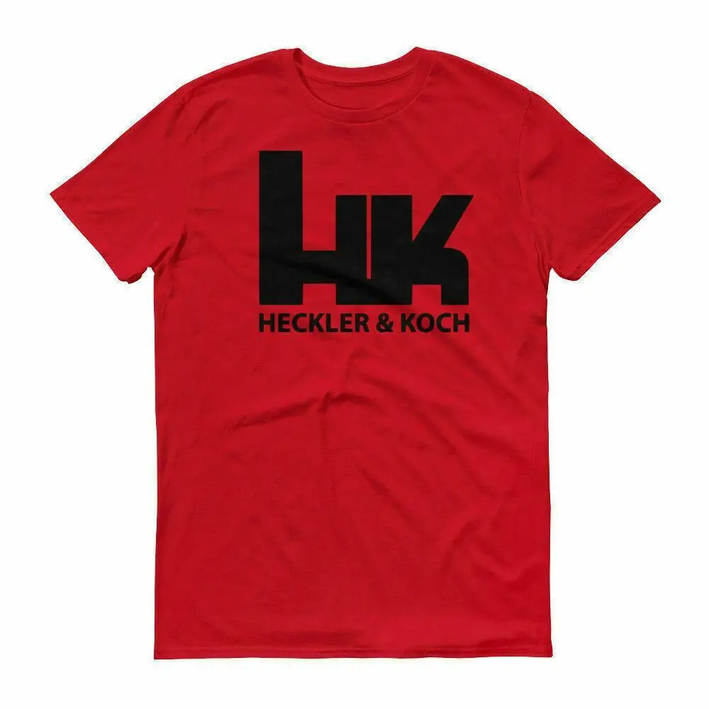 

Heckler and Koch Black Logo T Shirt 2nd Amendment Pro Gun Rights Tee Rifle New