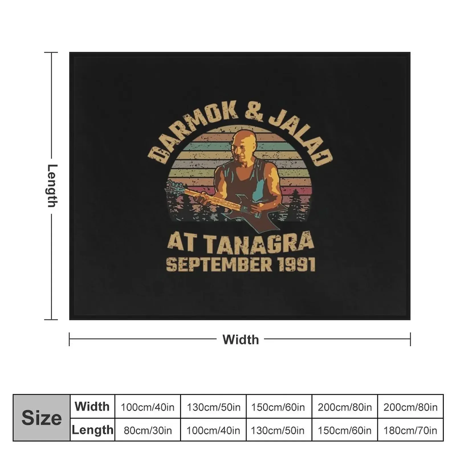 Vintage Darmok and Jalad At tanagra T-Shirt Throw Blanket Luxury Thicken Luxury Designer Blankets