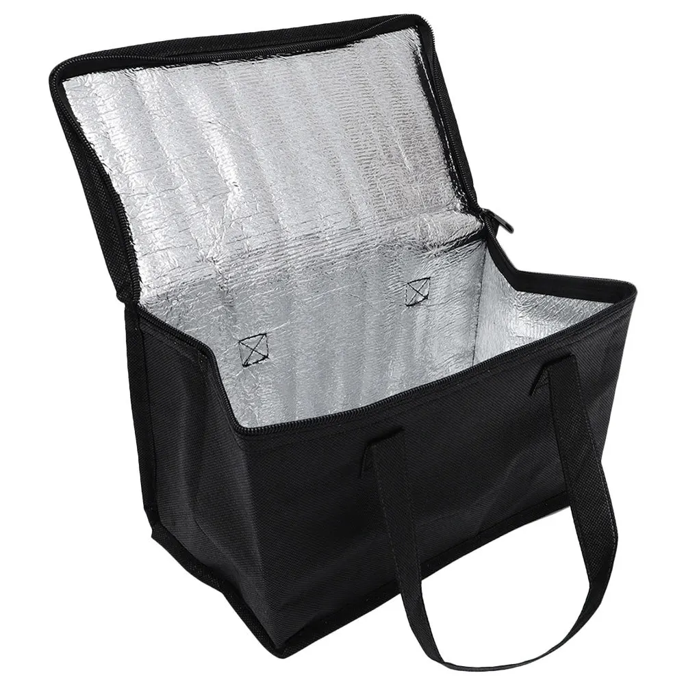 Bolsa aislante de gran capacidad para entrega de alimentos, Camping, Picnic, transporte de comestibles portátil al aire libre, 1 Uds.