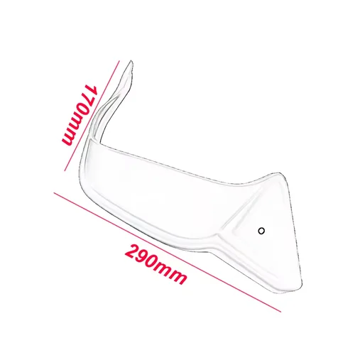 Imagen 2 del producto Protector de manos para parabrisas de motocicleta, cubierta protectora de pantalla, accesorios para Kawasaki Versys-X 300 Versys X 300 2017-2024