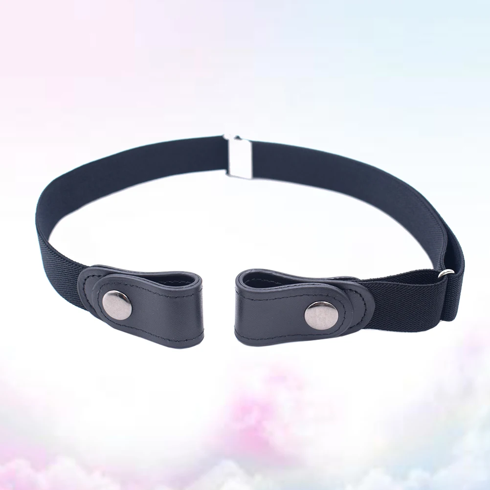 

Fashion Stretchy Unisex Elastic Waist Belt No Buckle Adjustable For Jeans Pants Dress All Size Stretchy Belt For Women
