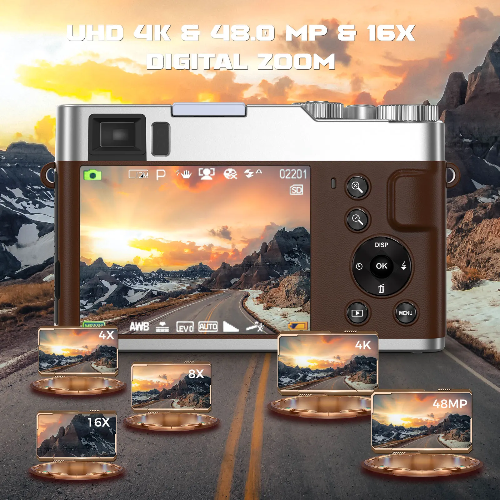 Kamera Digital 9PC 4K, 48MP Vl - Beauty Makeup Camera ulasan dan harga