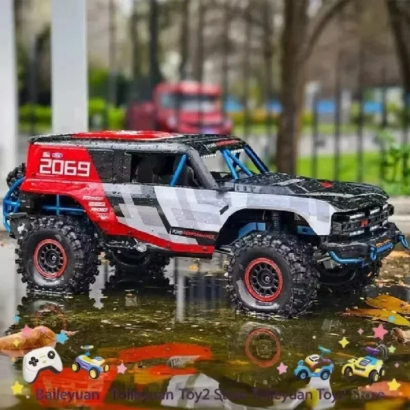 MJX H8P 1：8 Scale Rc Crawler 4Wd Brushless Rc Car Simulation Ford Bronco Off Road Truck Remote Control Model For Adult Outdoor