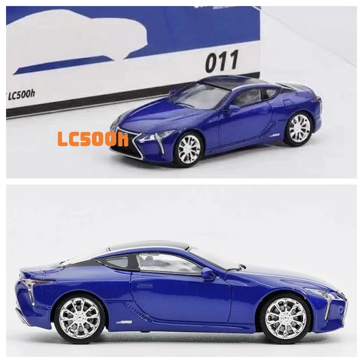 GCD 1:64 Blue LC500h Coupe Sports Model Diecast Display Car Alloy