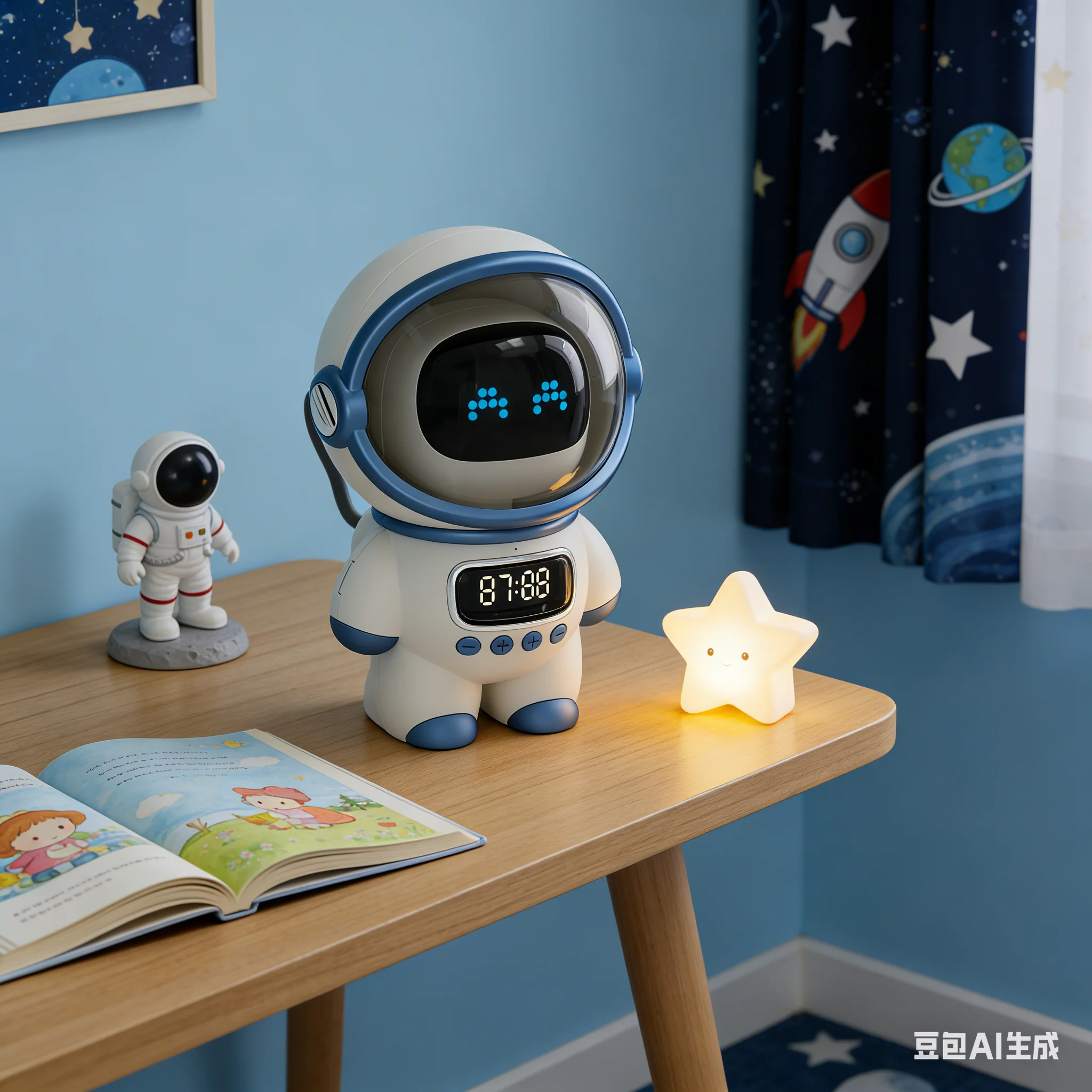 

Intelligent AI Robot Portable Stereo Audio Speakers With Alarm Clock Support TF Card FM Radio Interactive Sound Speaker