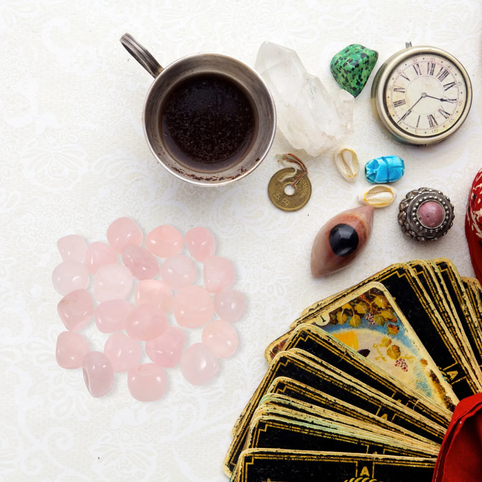 

Natural Crystal Rose Quartz Polished Stones 2-3Cm Irregular Healing Pebbles Meditation Fengshui Vase Fillers Aquarium Decor