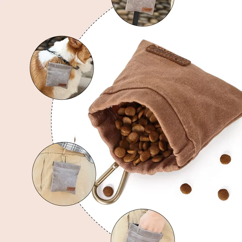Outdoor Dog Food Bag, Pet Snack Bag, Go Out to Train The Dog Essential Items Fashion Design Easy To Use