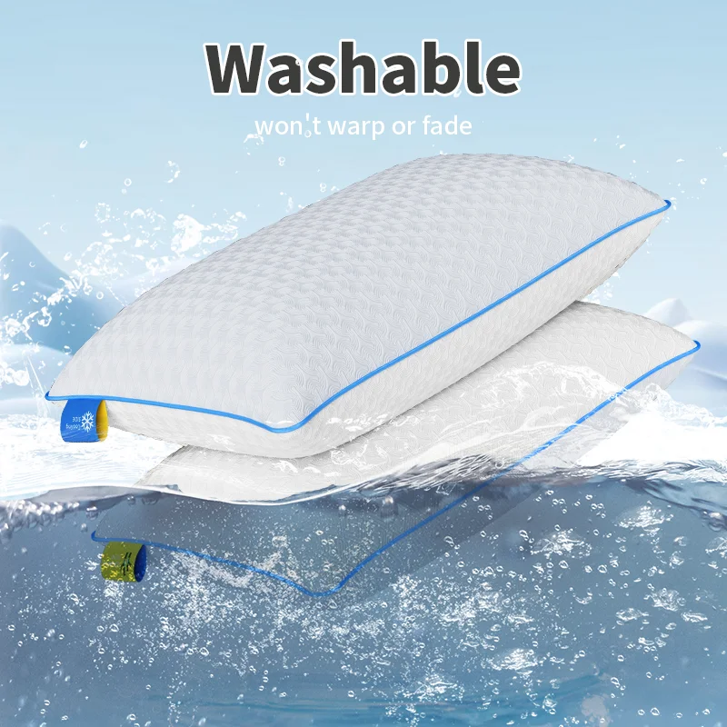 

1 cooling pillow for hot sleepers, double-sided design + memory foam, high rebound | Stay cool all night