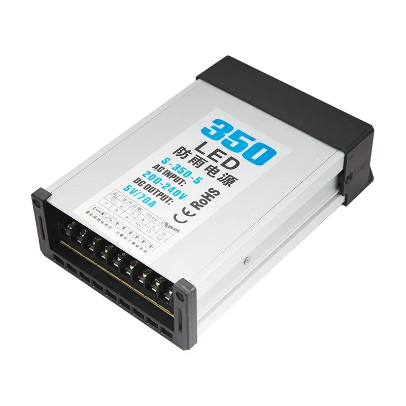

MZMW 60W 120W 200W 300W 350W 400W 5V 5A 12V 24V CCTV LED Lighting Outdoor SMPS AC DC Rainproof Switching Power Supply Unit