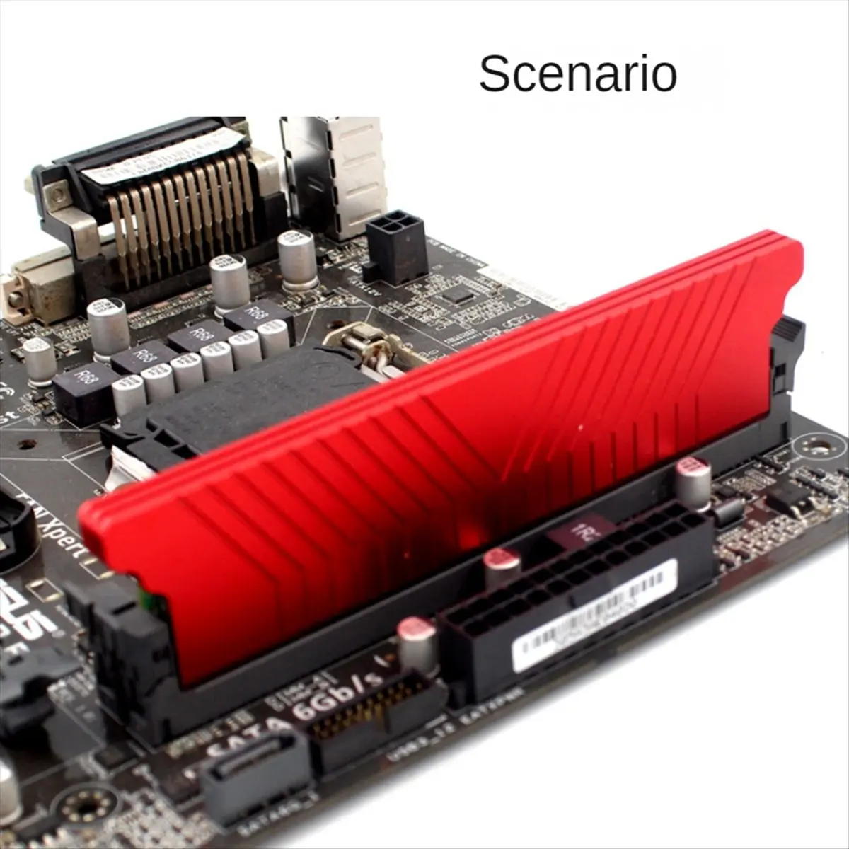 T35C RAM Heatsink Radiator Cooling Heat Sink Cooler for DDR2 DDR3 DDR4 Desktop Memory Heat Dissipation Pad Black