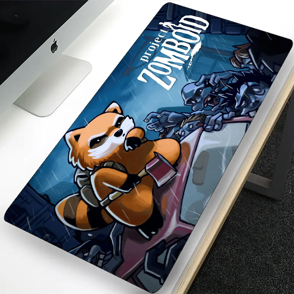 Project Zomboid Large Gaming Mouse Pad Computer Mousepad PC Gamer Laptop Mouse Mat Office Mausepad XXL Keyboard Mat Desk Pad
