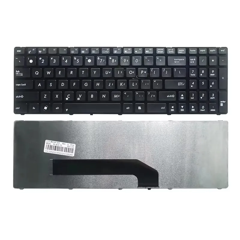 Klawiatura RU/US/SP/FR/BR/UK do ASUS K50/X/A/AB/IJ /ID/IN K61A K60 X5DI K70 X5IC X66IC K70IN K50IE K50E K51A X5D X5DI X5DC X50AF — zdjęcie 2