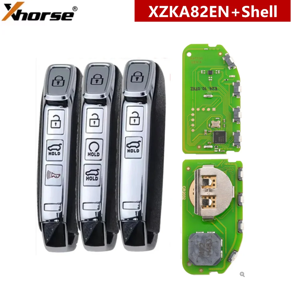 1/3/5PCS Xhorse VVDI XZKA82EN Universal Smart Remote For Hyundai For KIA Sportage Niro K7 K5 Cerato Soul Car Key Fob With Key Sh