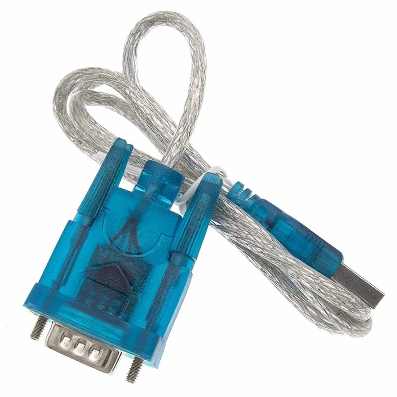 جديد HL-340 USB إلى RS232 COM ميناء المسلسل المساعد الشخصي الرقمي 9 دبوس DB9 مهائي كابلات دعم Windows7 64