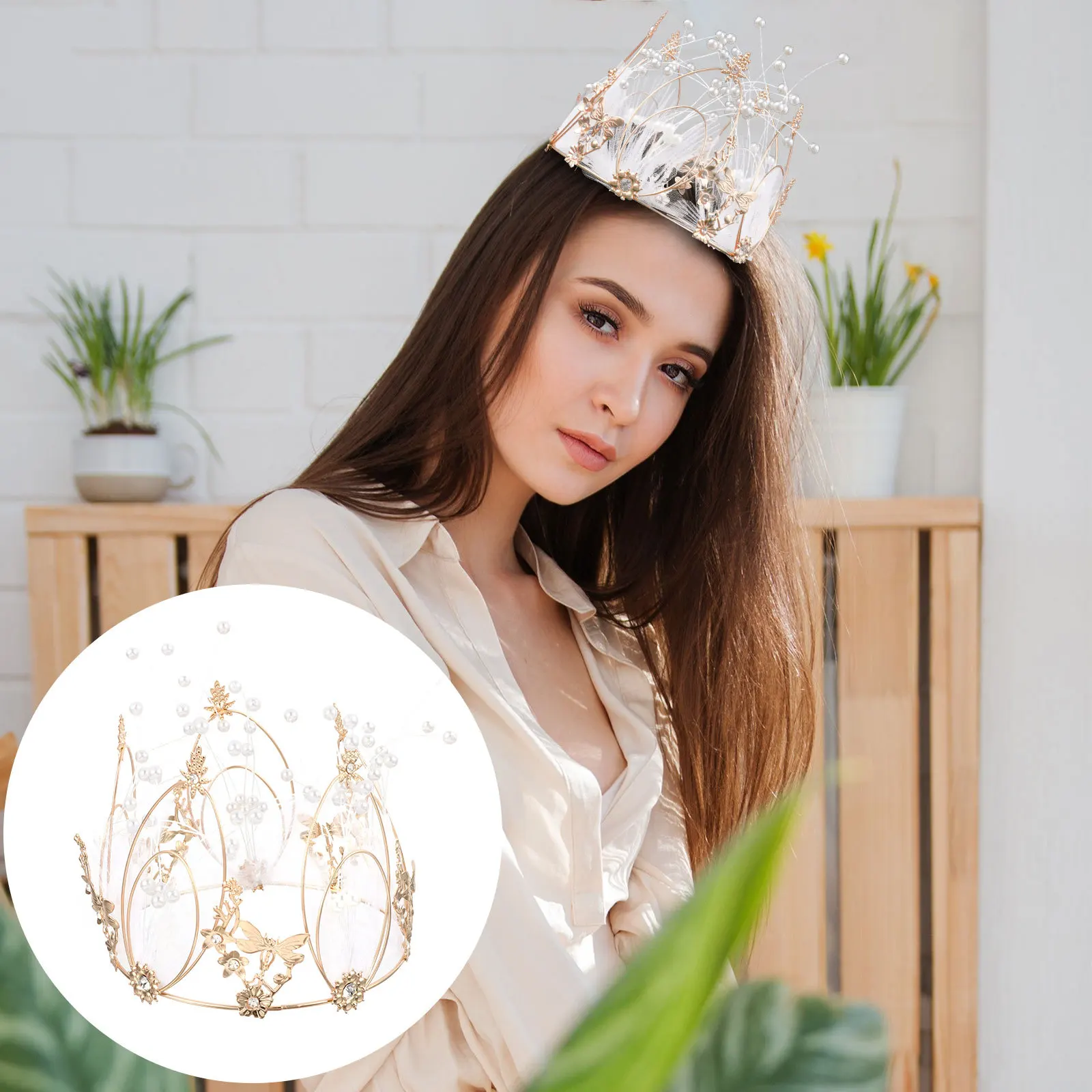 1 قطعة تاج جميل كعكة الديكور جوفاء الدانتيل تصميم الإبداعية الزفاف حفل زفاف كعكة توبر زينة رائعة