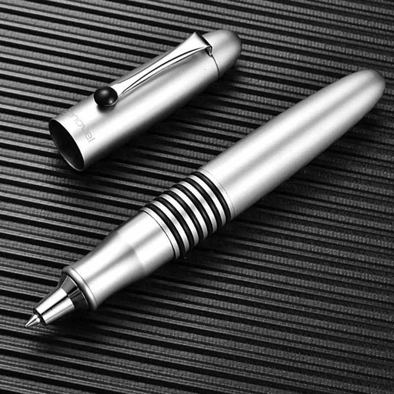 New Heavy Metal Brass Roller Ball Pens Stationery Office Business Thick Barrel Writing Fluent Refill Pens For Men's Luxury Gift