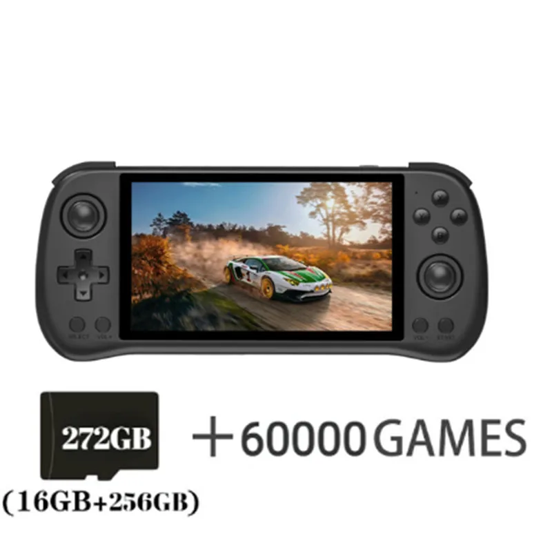 

POWKIDDY X55 handheld game console 60000 Games PSP 5.5 INCH IPS Screen Console Linux System 4000 MAh TV HDMI LPDDR4X 2GB